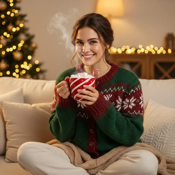 Drinking Hot Cocoa