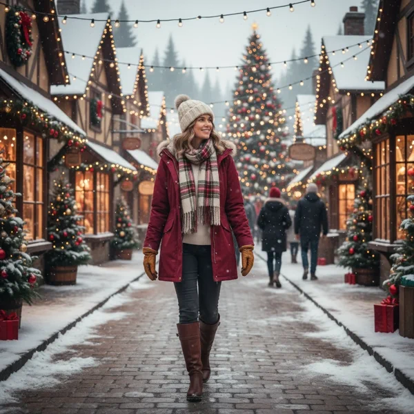 Christmas Village Visit